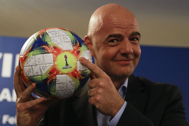 Gianni Infantino, presidente de la FIFA. (AP)