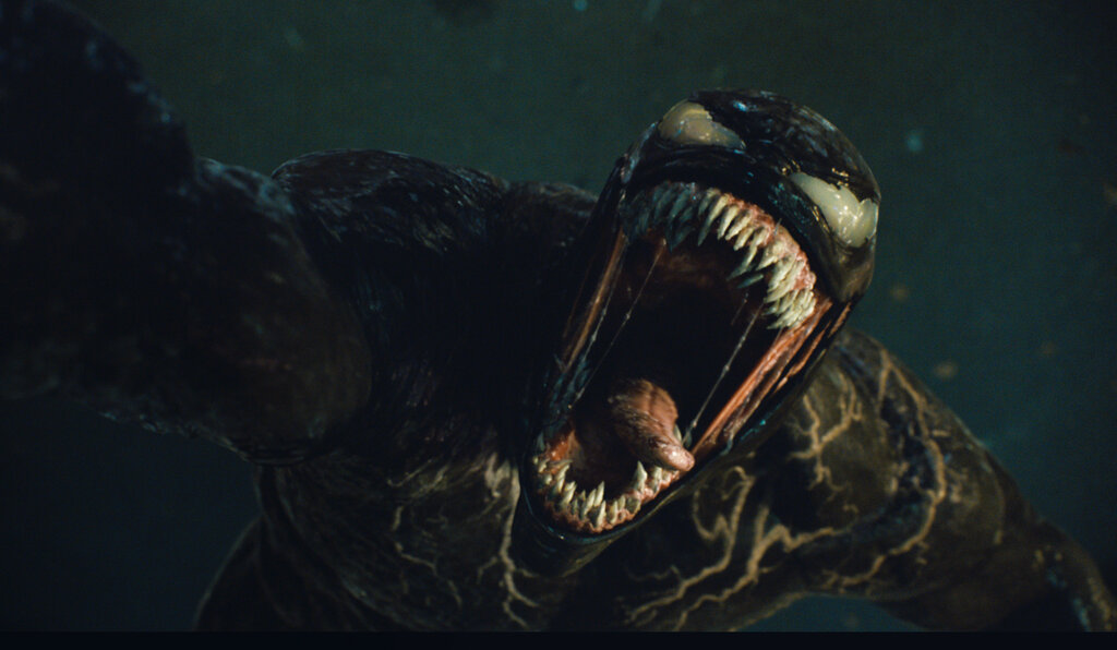 En esta imagen difundida por Sony Pictures, una escena de Venom: Let There Be Carnage, que se estrena el 1 de octubre. (Sony Pictures Entertainment vía AP)