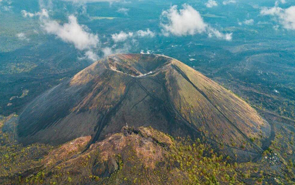 Volcán Paricutín en el estado de Michoacán 