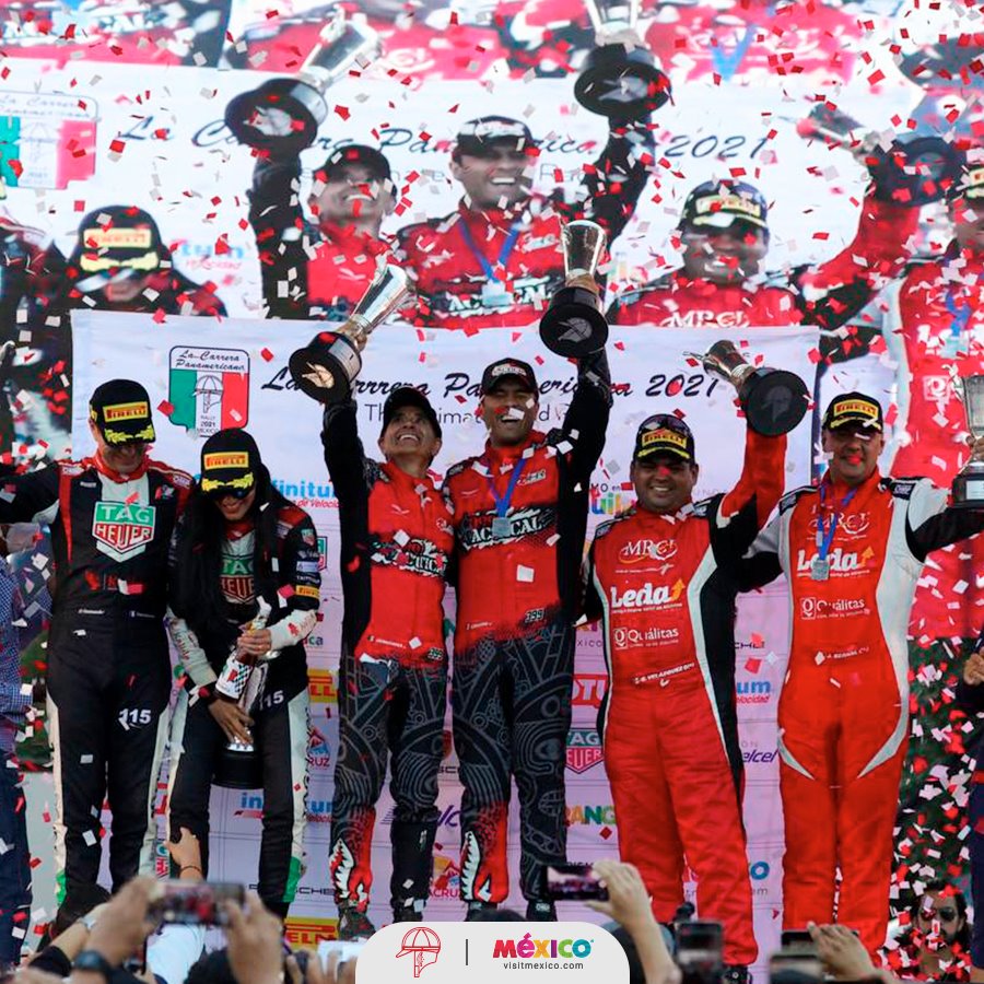 Cordero y Hernández, campeones de La Carrera Panamericana / Foto: Especial 