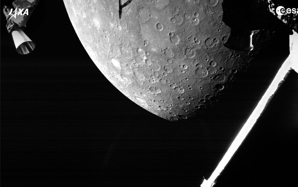 Nave espacial europeo-japonesa obtiene imagen de Mercurio