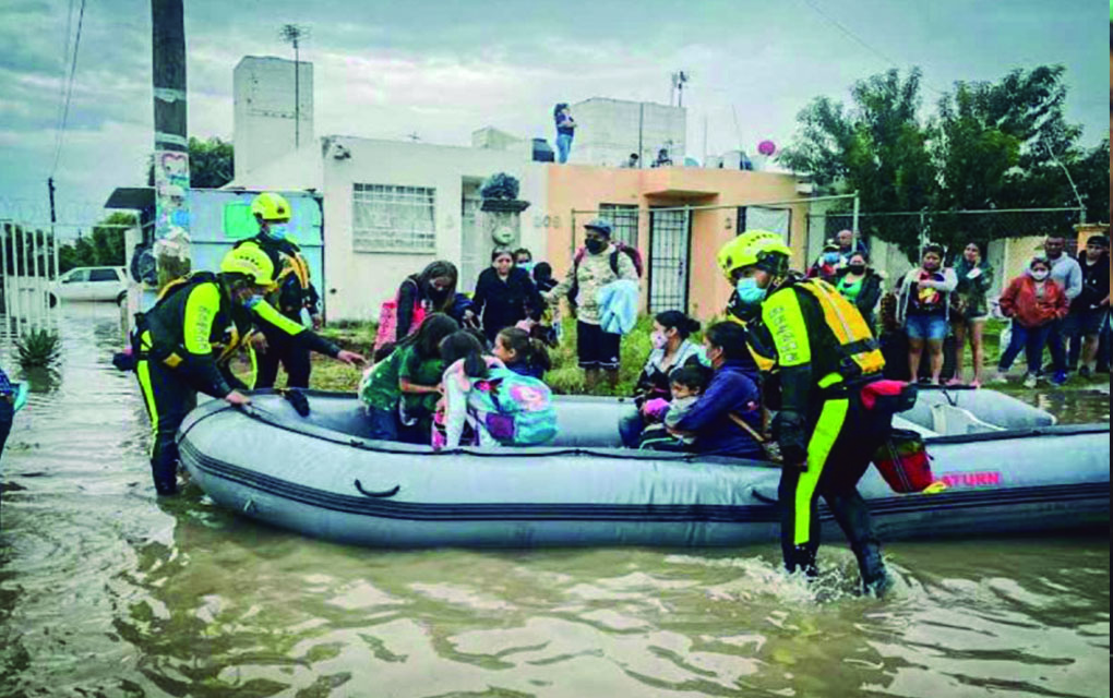 Por décima vez se inunda colonia en San Juan del Río