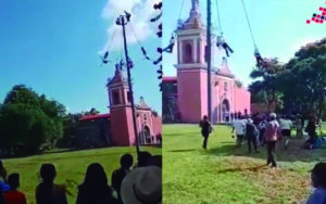 Volador de Papantla cae de 20 metros al hacer ritual