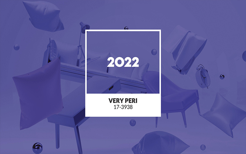 'Very peri' color pantone del año 2022                     