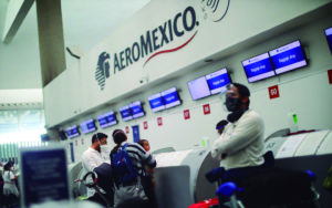 Aeroméxico ha cancelado 184 vuelos más tanto nacionales como internacionales desde ayer lunes y hasta el miércoles