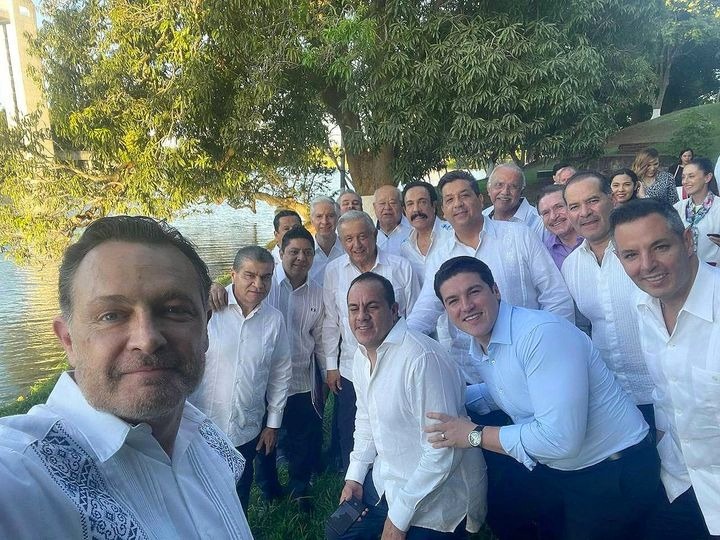 Mauricio Kuri, gobernador de Querétaro,  asistió a la LXI reunión ordinaria de la Conferencia Nacional de Gobernadores (Conago) en Villahermosa, Tabasco. (Especial)