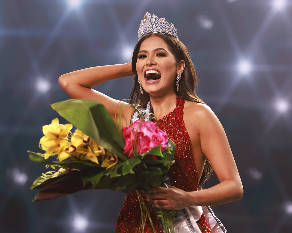 Apoya Miss Universo Andrea Meza veganismo en campaña de PETA. (AP)