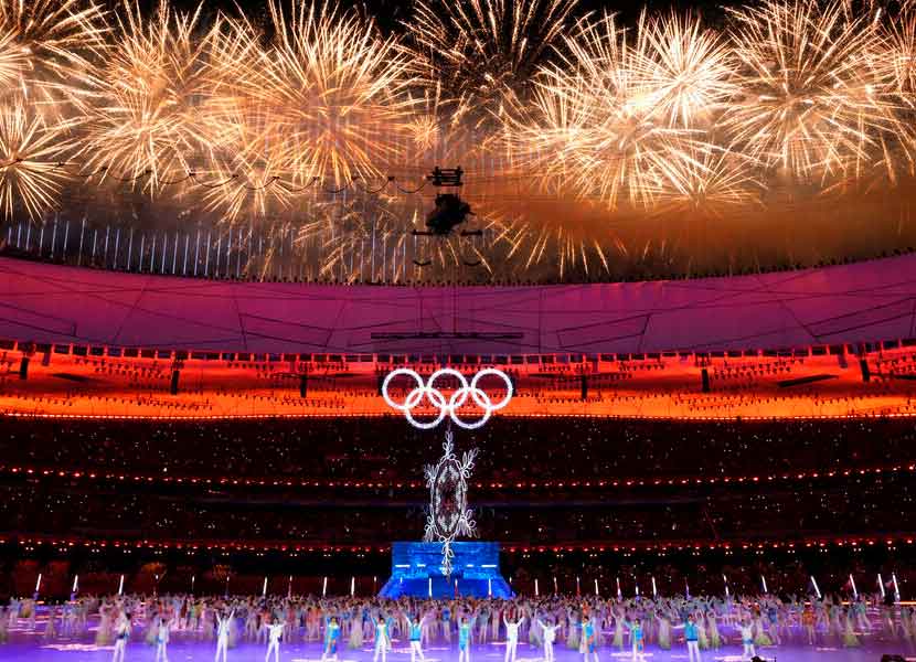 La ceremonia de clausura de los Juegos Olímpicos Beijing 2022, estuvo dirigida por Zhang Yimou. / Foto: AP