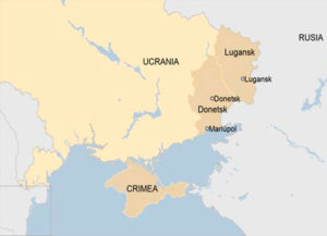 Territorio que Rusia le quitó a Ucrania
