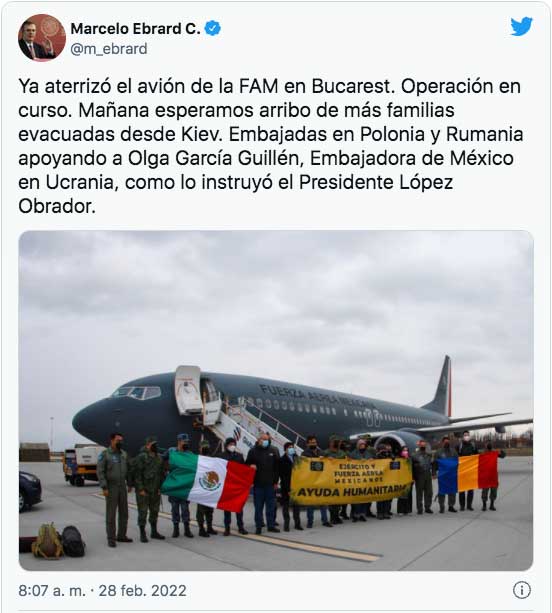 Continúan operaciones de rescate de mexicanos