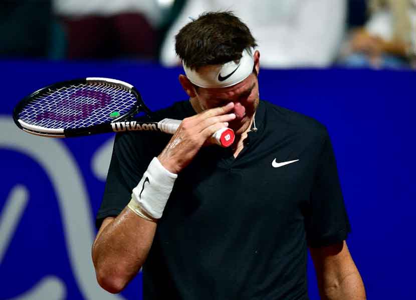 Un posible adiós definitivo del tenis de Juan Martín Del Potro. Foto: AP