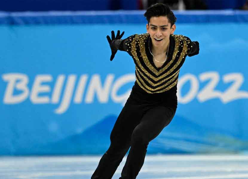 Donovan Carrillo a la final de patinaje artistico en Beijing