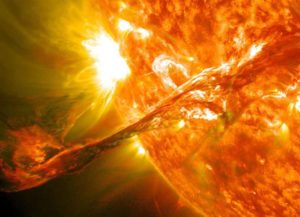 Detectan lineas espectrales en las erupciones solares