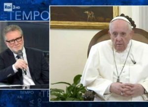 Papa Francisco acude como invitado a programa de entrevistas