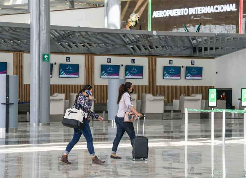 Hasta ahora, el AIFA ofrece a los pasajeros seis rutas nacionales: Tijuana, Cancún, Monterrey, Guadalajara, Villahermosa y Mérida. / Foto: Cuartoscuro