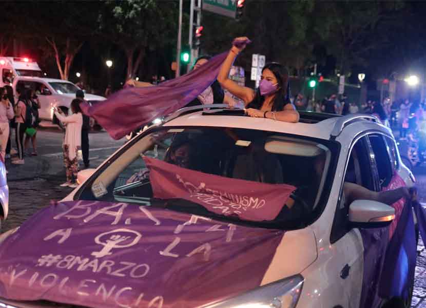 Día de la Mujer 2022: Mujeres marchan en Querétaro