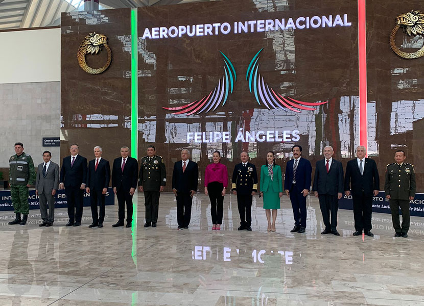 El Aeropuerto Internacional Felipe Ángeles (AIFA), es inaugurado en una ceremonia encabezada por el presidente Andrés Manuel López Obrador. / Foto: Especial