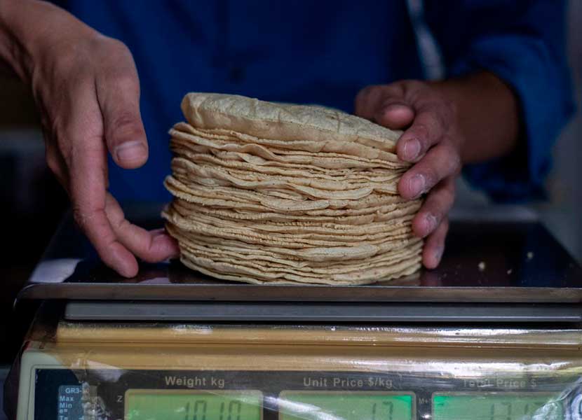 Profeco indicó que el kilo de tortillas se vede hasta en 122 pesos el kilo. Foto: Cuartoscuro