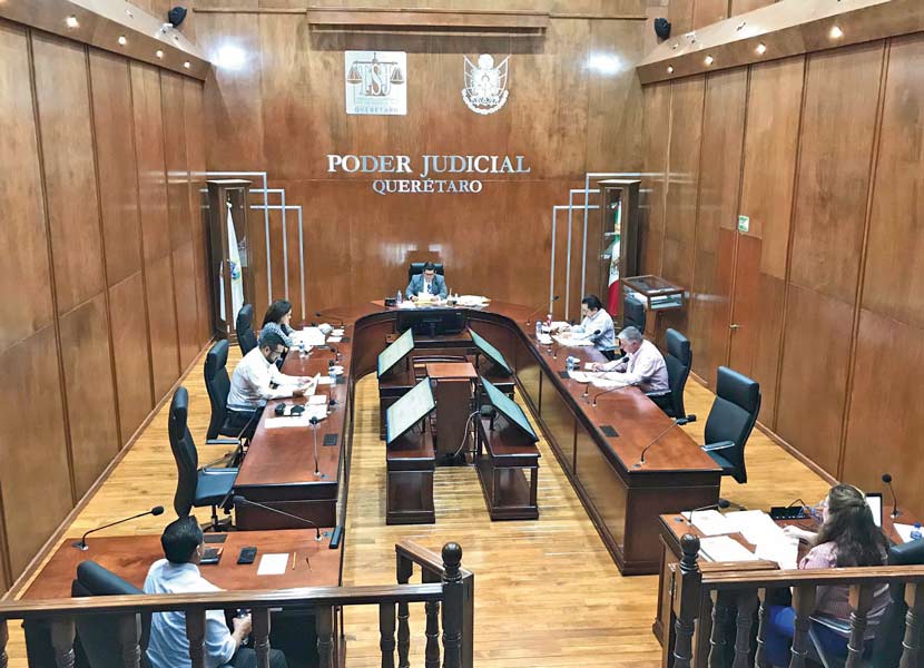 El salón de pleno del Tribunal se moverá al nuevo Palacio de Justicia. Foto: Archivo