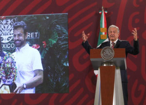 AMLO invitó a famosos a hablar sobre el Tren Maya con comunidades