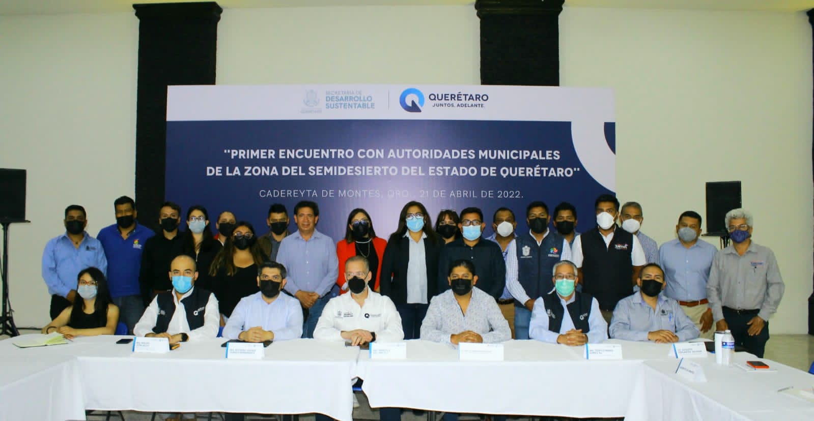 La finalidad del encuentro de autoridades del semidesierto fue dar a conocer la actualización de la legislación en materia ambiental del estado de Querétaro. (Especial)