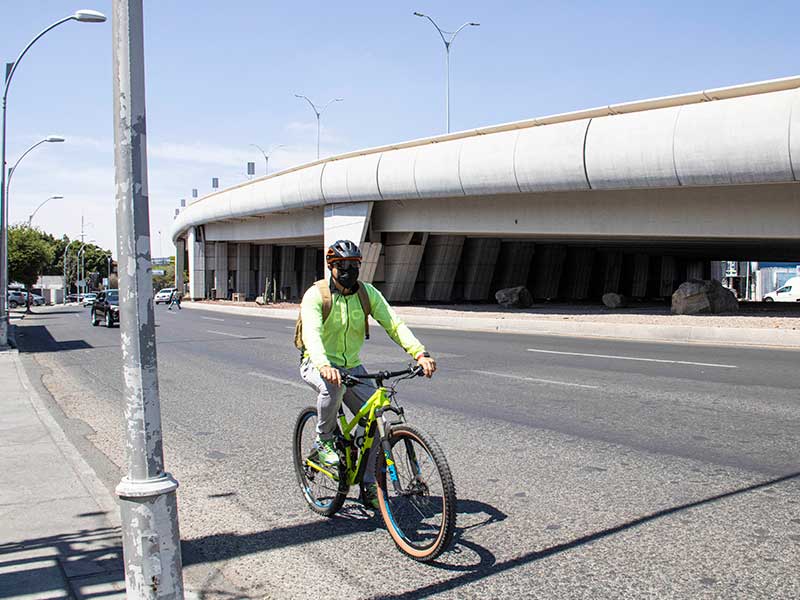 La Unión de Asociaciones Ciclistas de Querétaro (UCIQ) vuelve a levantar la voz para exigir que no haya ni una muerte más de ciclistas / Foto: Victor Xochipa