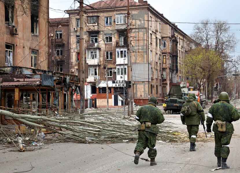 Rusia asegura controlar casi toda la ciudad Mariúpol, en Ucrania. / Foto: AP