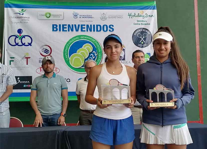 Querétaro sumó siete campeonatos en este evento de tenis. / Foto: Especial