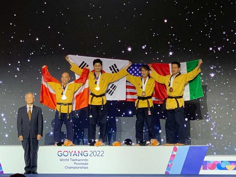 Taekwondoínes queretanos suben al podio en campeonato mundial / Foto: Especial 