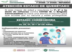 Vacunación contra COVID en Querétaro