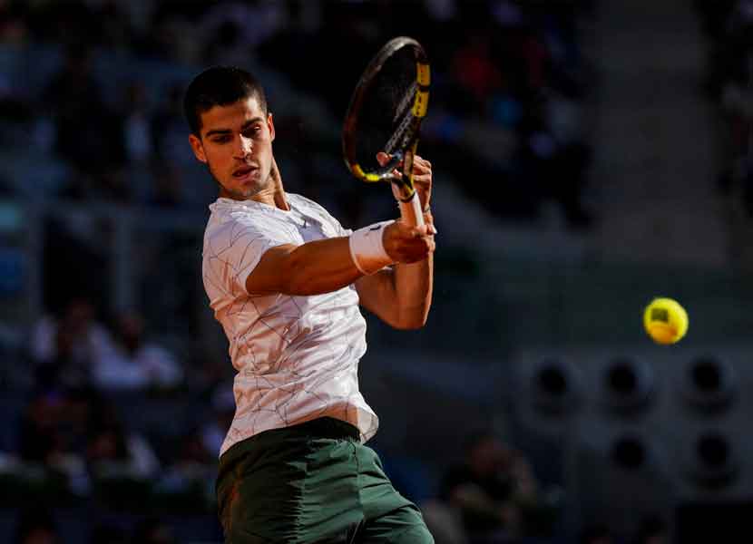 El tenista español, Carlos Alcaraz, ha causado revuelo por ser la nueva sensación del tenis. / Foto: AP