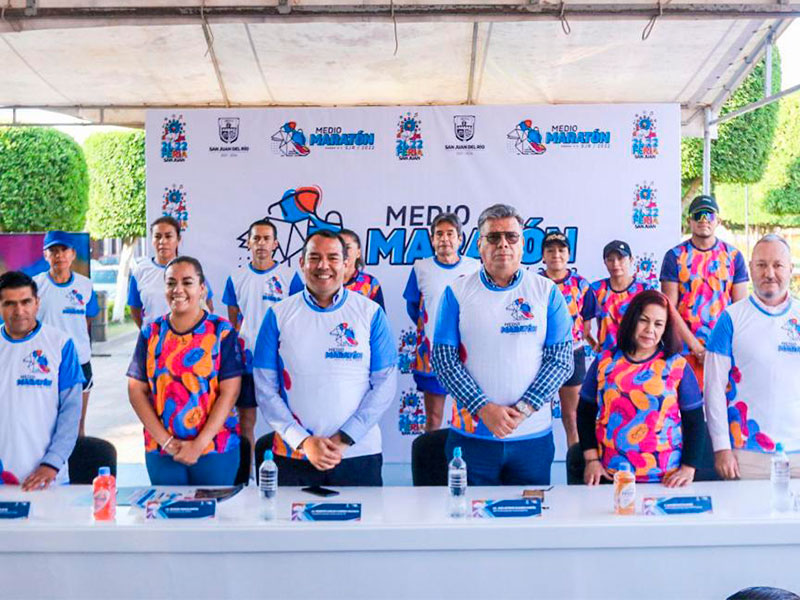 Anuncian 'Medio maratón en San Juan del Río 2022' / Foto: Especial 