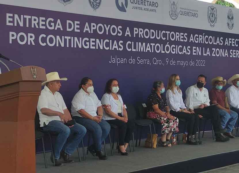 Estos apoyos en Querétaro forman parte de una inversión total de 32.8 millones de pesos. / Foto: Especial