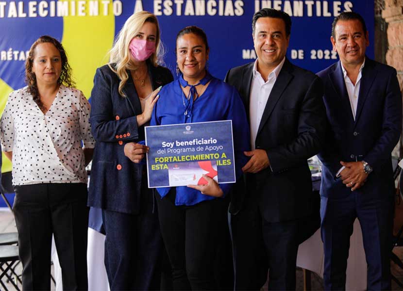 Los apoyos para las estancias infantiles del municipio de Querétaro serán de 5 mil pesos. Foto: Especial