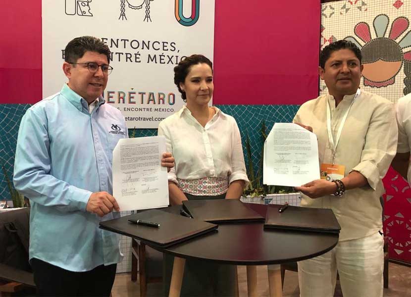 Firma Querétaro acuerdo con la AMAV. Foto: Especial