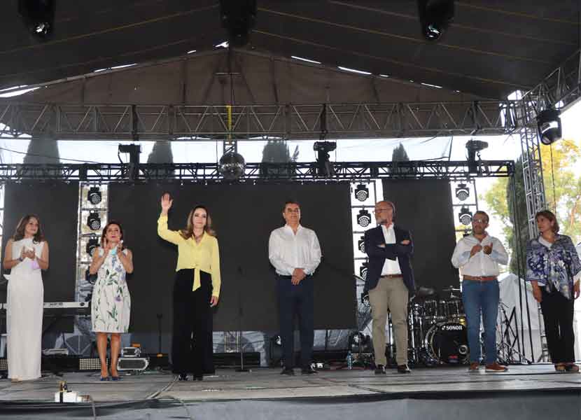 La Secretaría de Turismo de Querétaro agradeció a toda la comunidad de trabajo que hace posible la Feria Nacional del Queso y el Vino en Tequisquiapan. / Foto: Especial