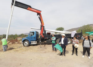 Inicia obra de alumbrado público en el municipio de Huimilpan