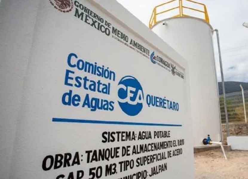 El Vocal de la CEA afrimó que actualmente se cuenta con una eficiencia física del 60 por ciento en Querétaro. / Foto: Especial