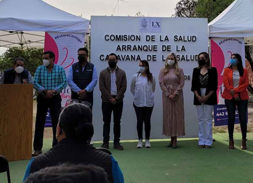 La  'Caravana por la Salud' en Querétaro, busca incrementar la calidad de vida de cada habitante. / Foto: Especial