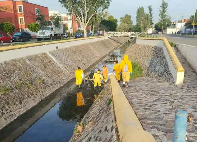 Se revisarán drenes de Querétaro ante la temporada de lluvias. / Foto: Especial