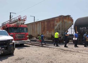 Querétaro: Tren impacta unidad de carga en Santa María Magdalena