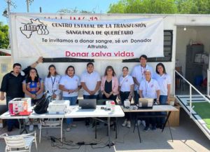 Secretaría de Salud de Querétaro realiza campaña de donación de sangre en la UAQ
