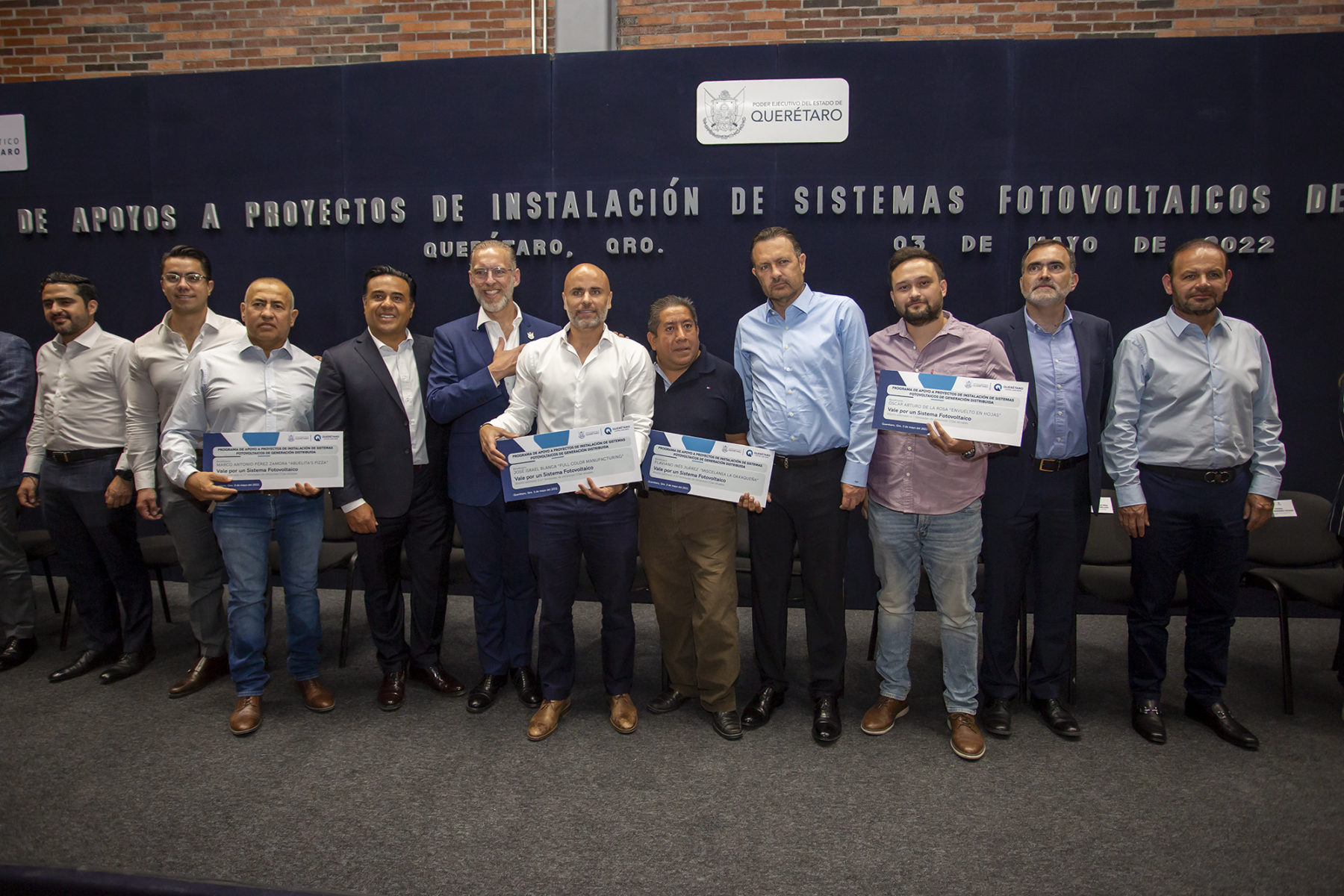 Proyecto que se realiza en conjunto con el Clúster Energético de Querétaro beneficia a 100 microempresas con sistemas fotovoltaicos instalados y en funcionamiento. (Especial)