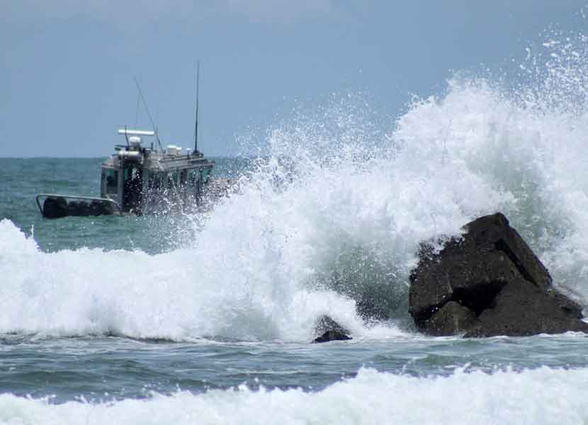 Conagua informó que ‘Agatha’ se ha intensificado a huracán categoría 2 en la escala Saffir Simpson con vientos máximos sostenidos de 175 km/h. / Foto: Especial