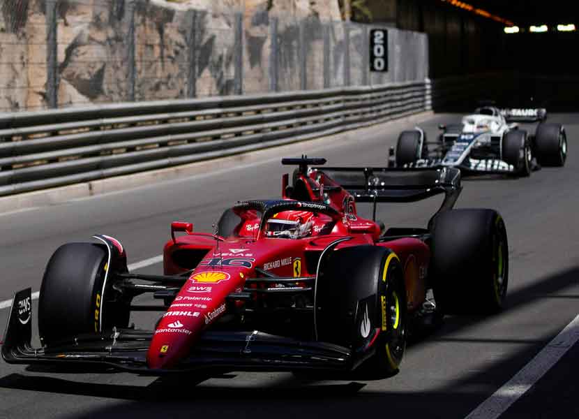 El piloto, Charles Leclerc gana la pole en GP de Mónaco. / Foto: AP