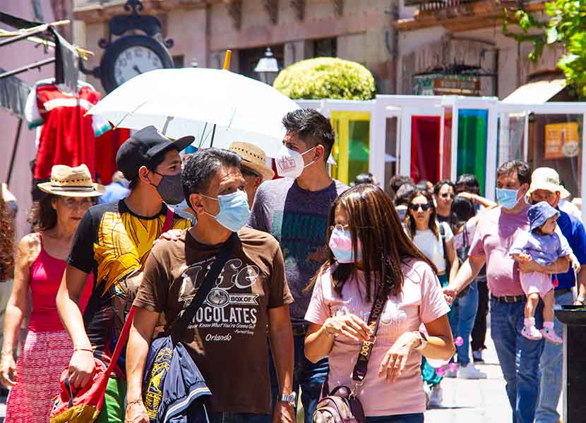 Inicia descenso en contagios por COVID en Querétaro / Foto: Víctor Xochipa