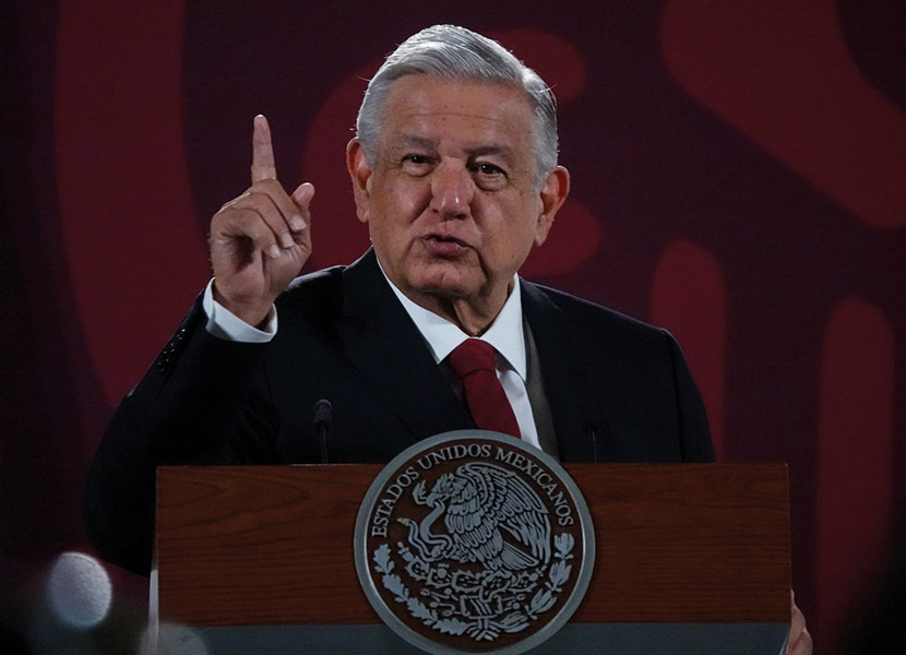 El presidente López Obrador se sumó al acuerdo internacional de producir el 50% de vehículos de cero emisiones para el 2030. / Foto: Cuartoscuro