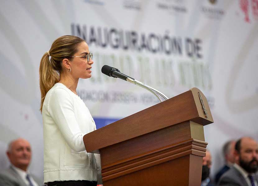 Car Herrera de Kuri, encabezó la inauguración de la Ciudad de los Niños, de la Fundación Josefa Vergara y Hernández.