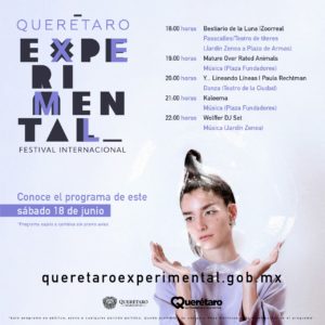 Cartlera Querétaro Experimental 18 de junio