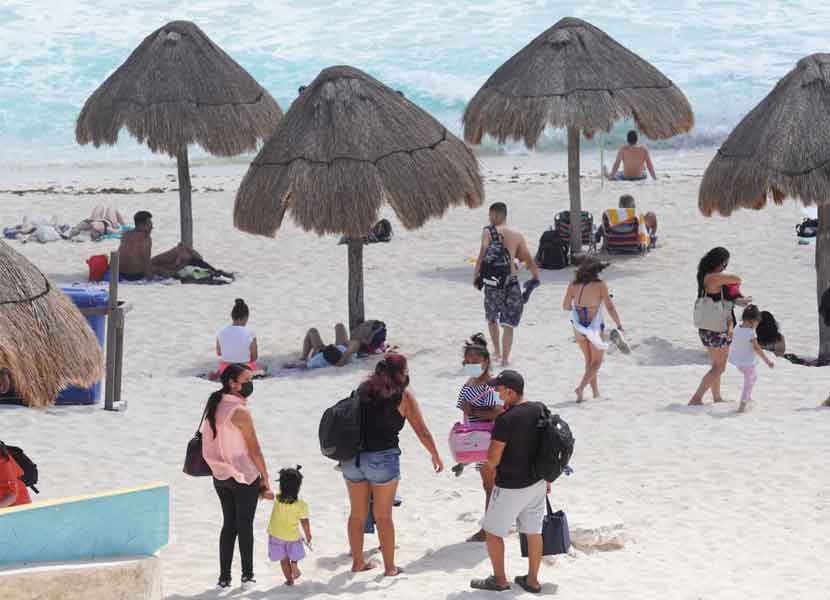 Cancún fue el lugar donde más se recibieron turistas internacionales. / Foto: Cuartoscuro